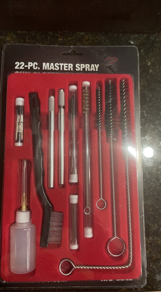 22-PC. Spray Gun Cleaning Kit