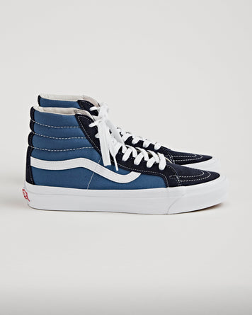 vans sk8 hi navy suede