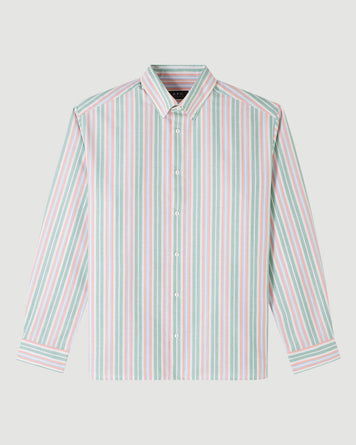 A.P.C. long-sleeve shirt dress - Pink