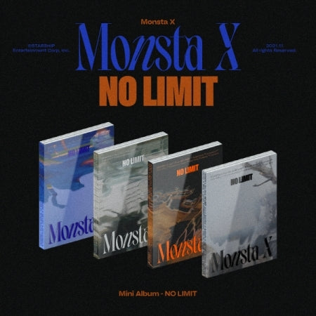 MONSTA X - [NO LIMIT] 10th Mini Album 4 Version SET
– kpopalbums.com