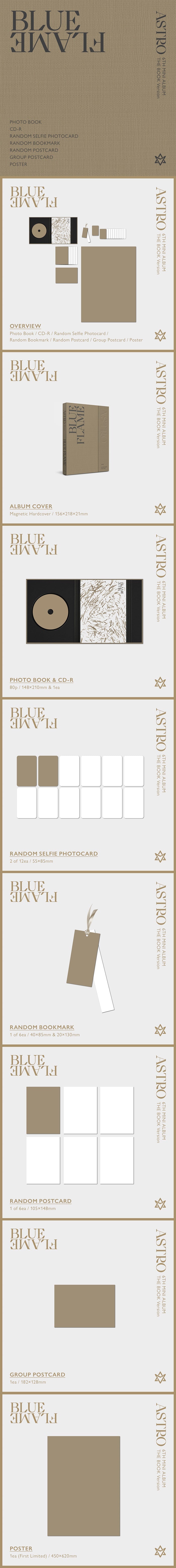 Astro - [Blue Flame] 6th Mini Album THE BOOK Version