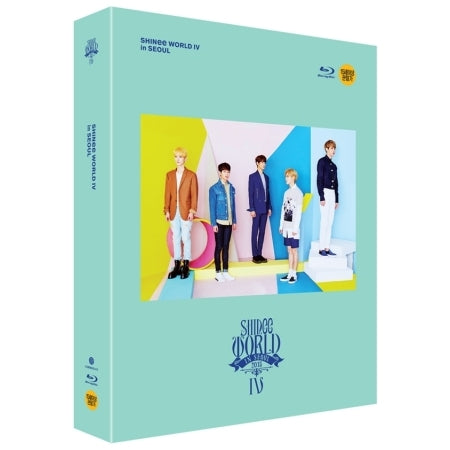 SHINEE - [SHINee WORLD IV] in Seoul BLU-RAY 1 DISC+Special Photo Book+1p  Post Card K-POP Sealed