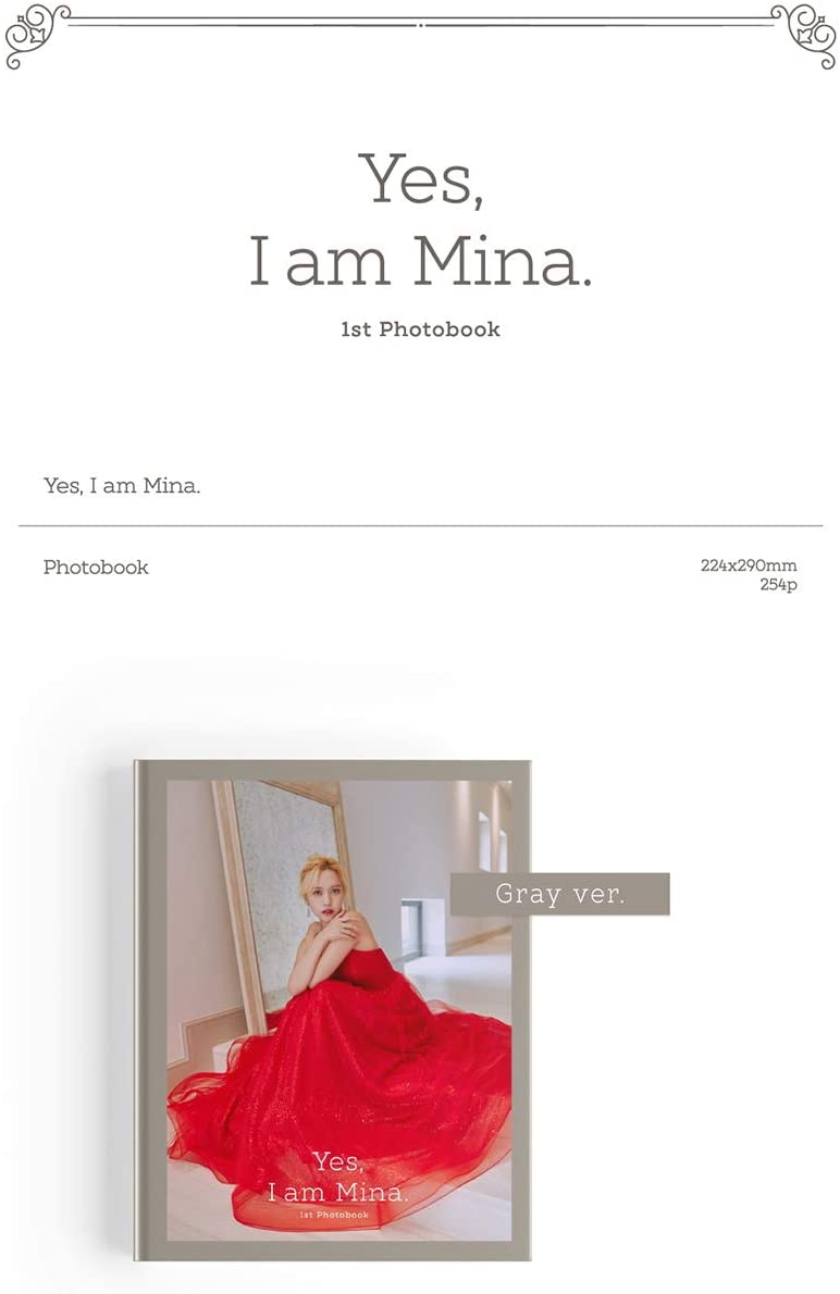 Twice Mina - [Yes, I am Mina] Photo Book 2 Version SET