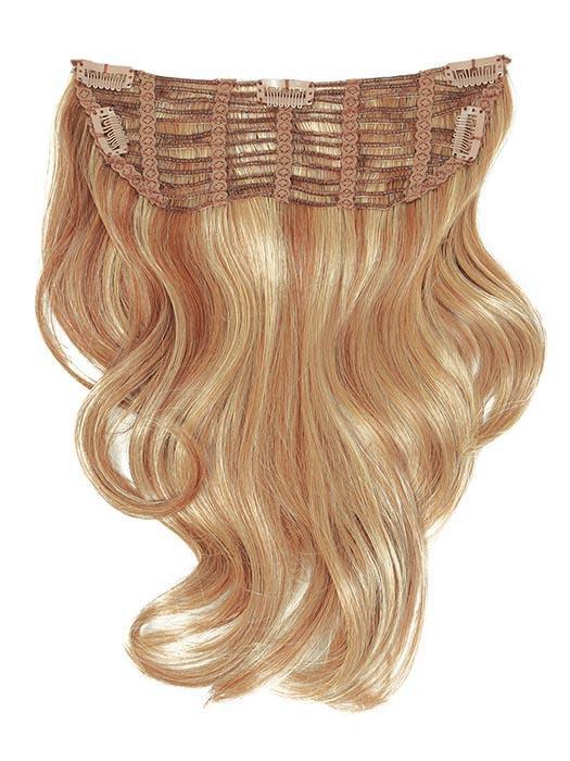 Hairdo by Hair U Wear - 10pc Straight Human Hair Extension Kit R10HH Palest Blonde