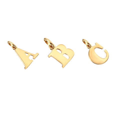 alphabet letters - seol gold