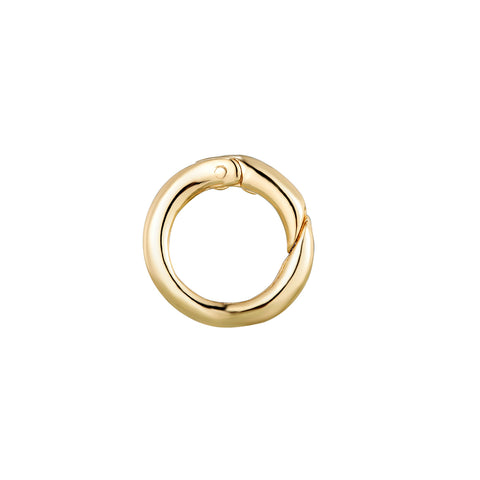 rounded clasp connector - seol gold