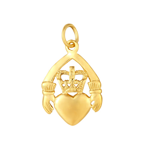 claddagh pendant - seol gold