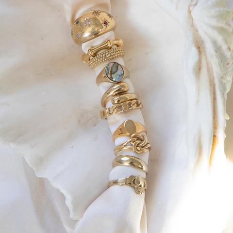 statement rings - seol + gold