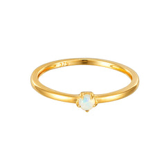 9ct opal ring - seol gold