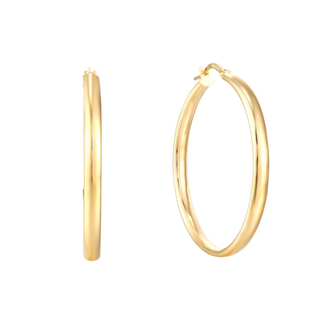 mid size hoop - seol gold