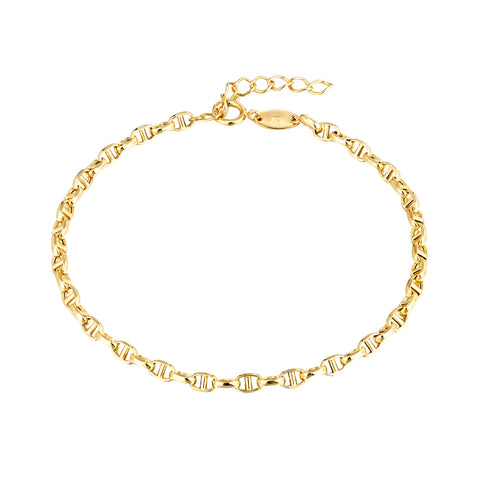mariner chain bracelet - seol gold