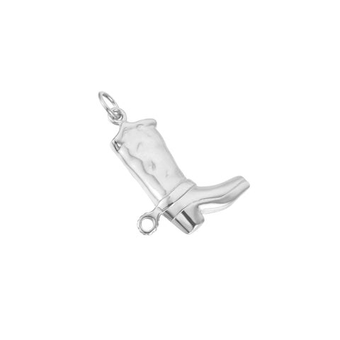 cowboy boot pendant - seol gold