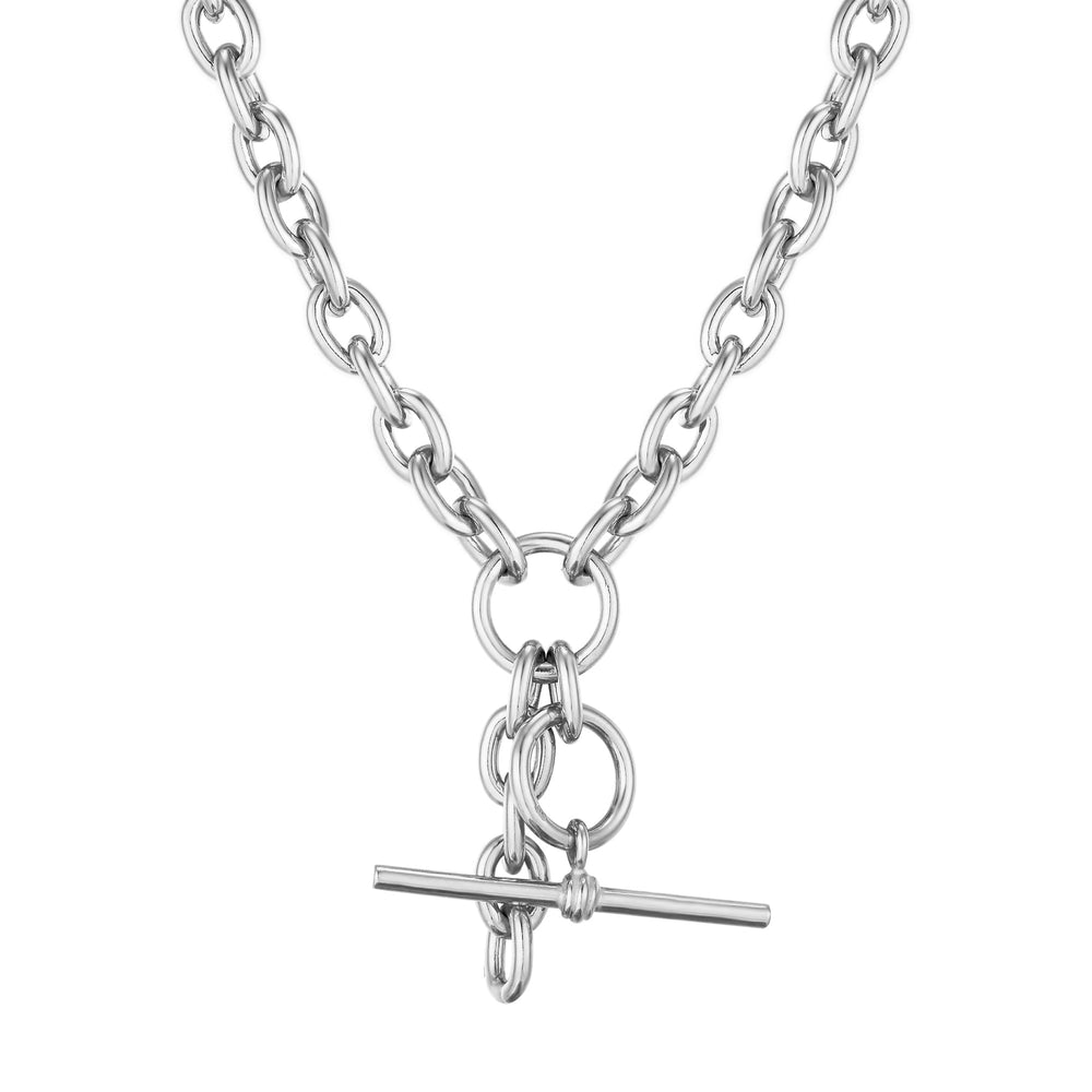 Flash Sale, Chunky Curb T-Bar Necklace – Orli Jewellery