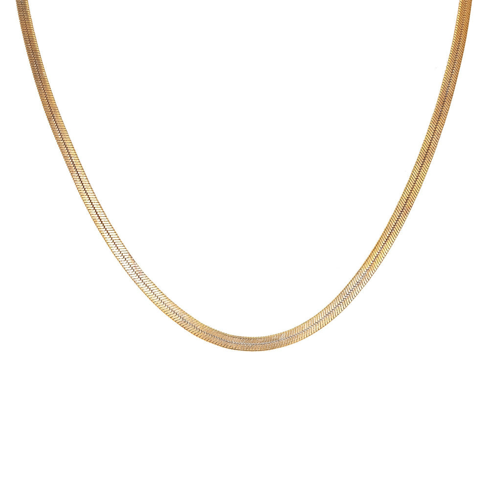 Seol + Gold sterling silver 20-22 length curb chain necklace