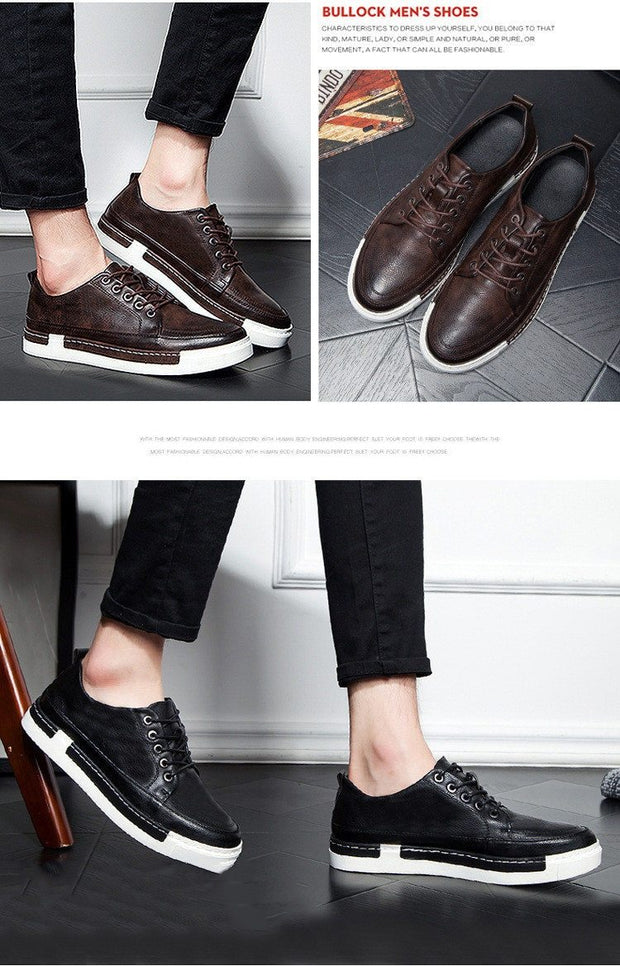 Baroque shoes Casual leisure Large men fashion pu leather