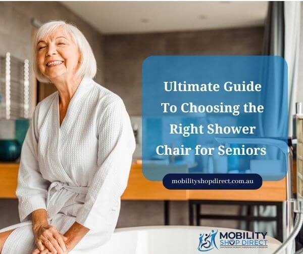 Choosing Right Shower Chair for Seniors Facebook promo