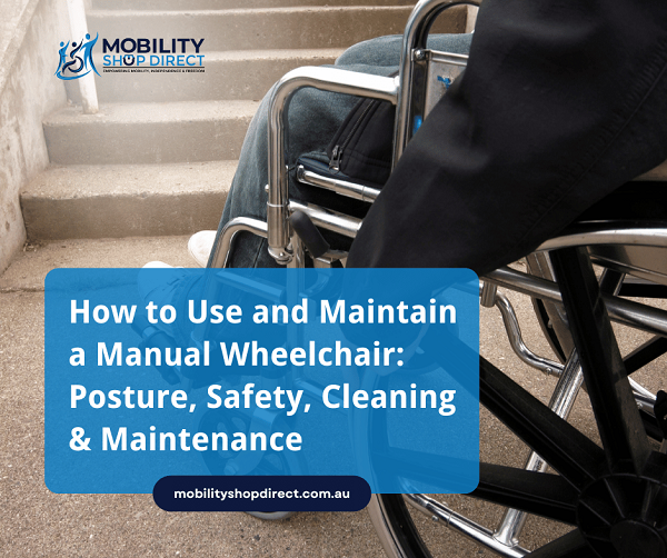 how to use and maintain a manual wheelchair Facebook promo