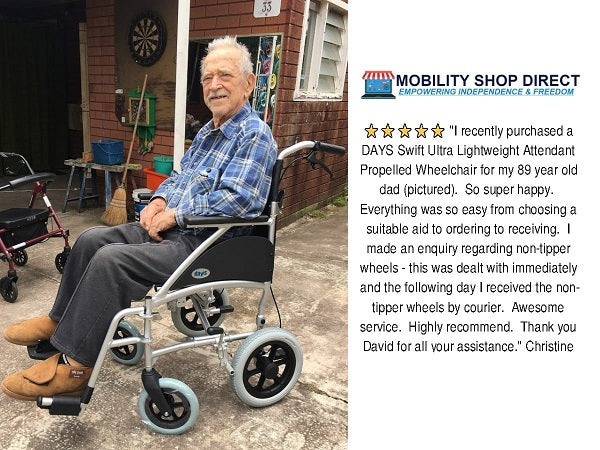 man seated in a wheelchair