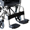 Image of Standard 20 Inch Steel Wheelchair PA146 Footrests