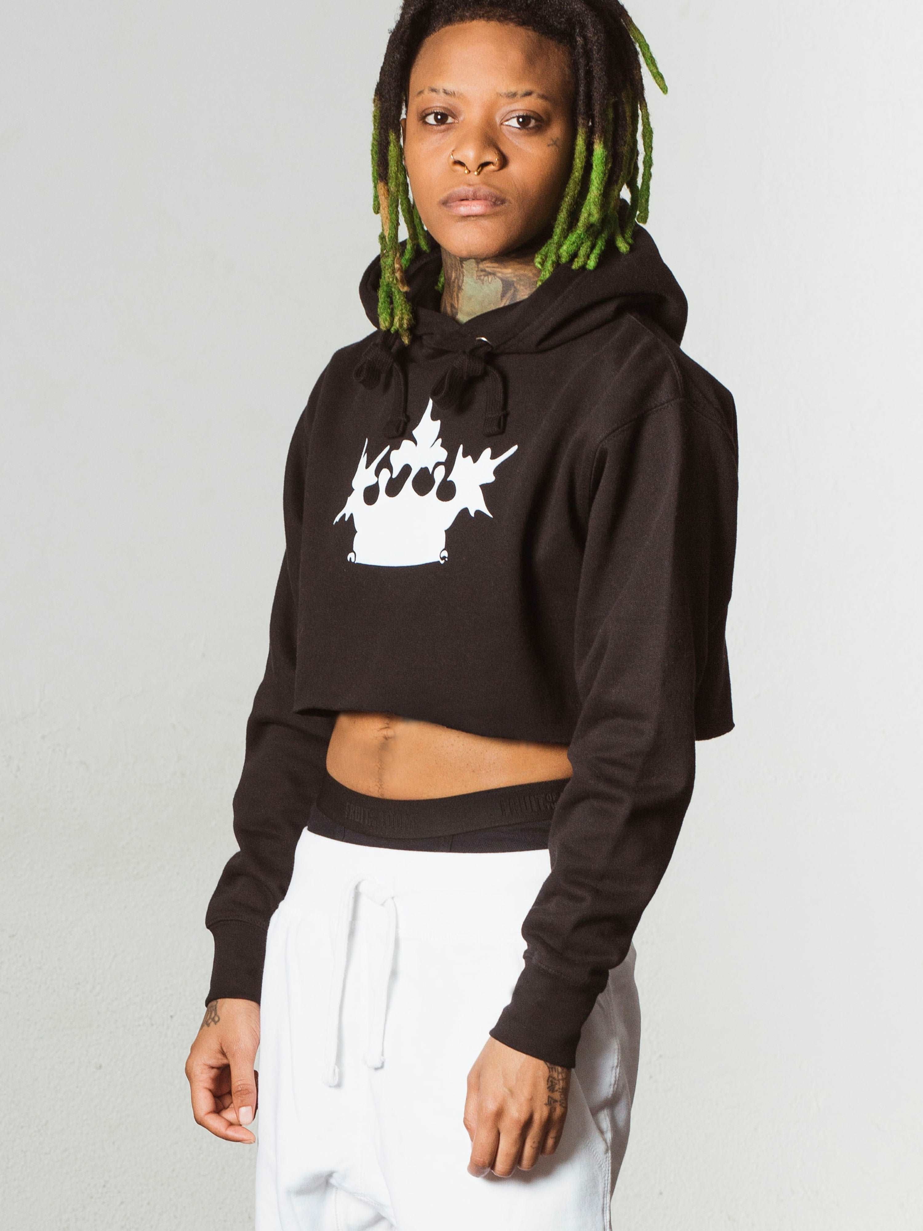 CROWN HOODIE-CROP