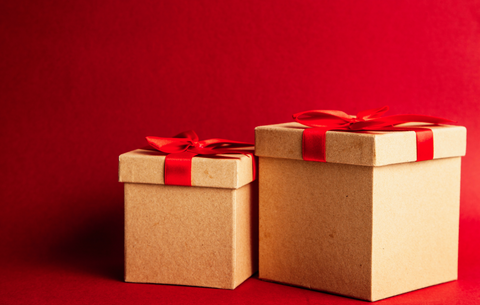 Cardboard Christmas gift box