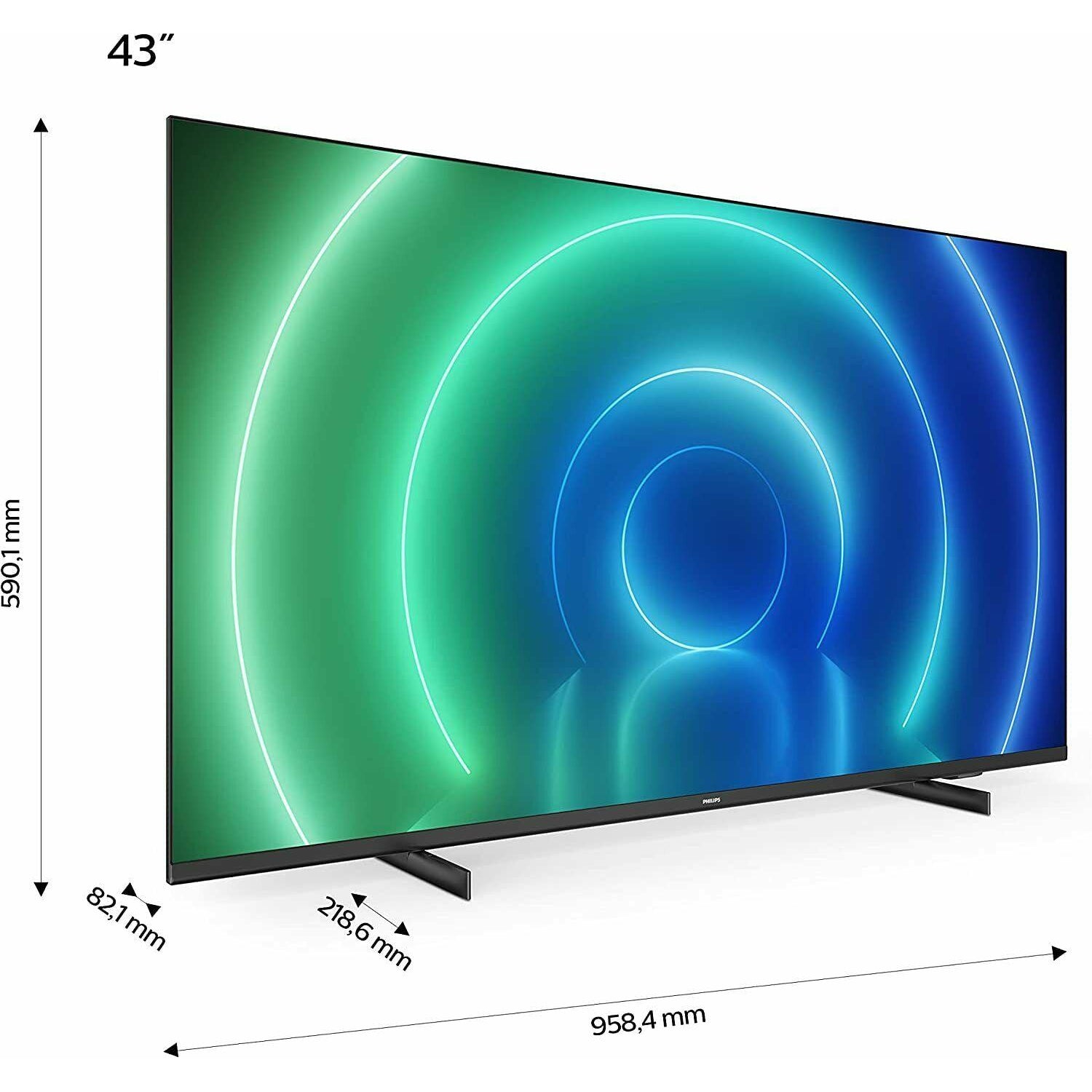Buy Philips Ambilight 32In PFS6908 Smart Full HD HDR Freeview TV, Televisions