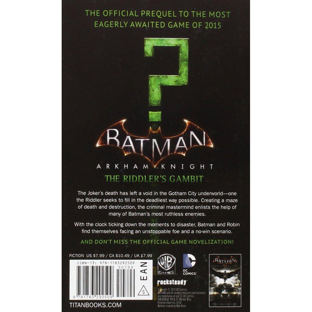 Batman: Arkham Knight - The Riddler's Gambit - Paperback