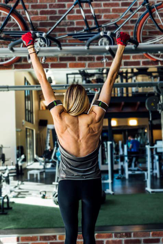 Kathy Smith using B Strong Blood Flow Restriction Training Bands (BFR)