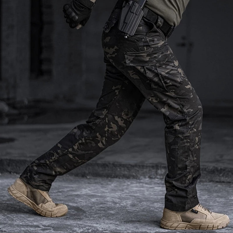 Black Multicam Flexible GL Tactical Pants | FROGMANGLOBAL