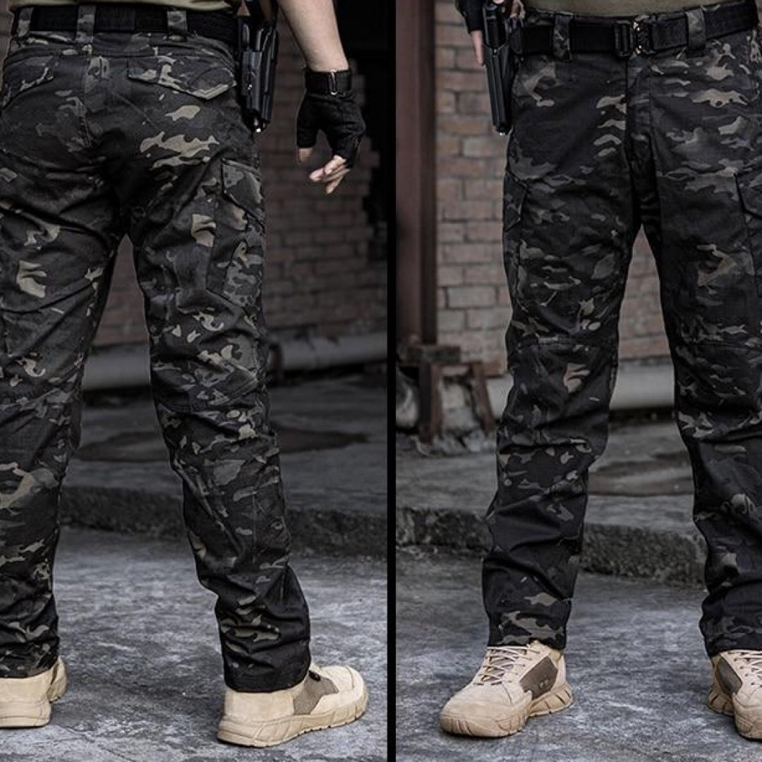 Black Multicam Flexible GL Tactical Pants | FROGMANGLOBAL