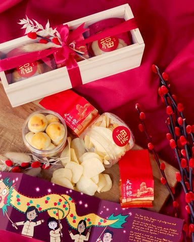 Splatter CNY Cookies Corporate Gift Box Set Malaysia