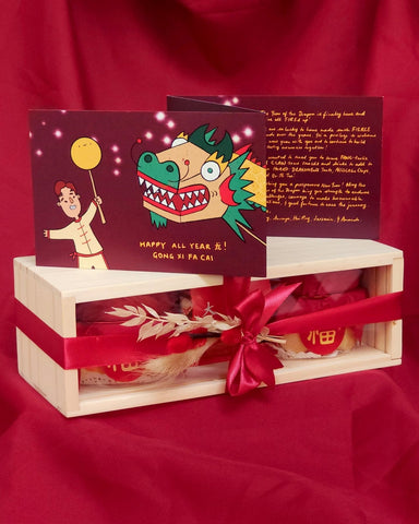 Splatter CNY Cookies Corporate Gift Box Set Malaysia