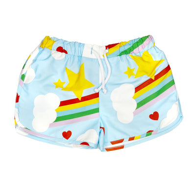 Rainbow Check Swim Suit by Bonjour Diary - Petite Belle | UK Stockist