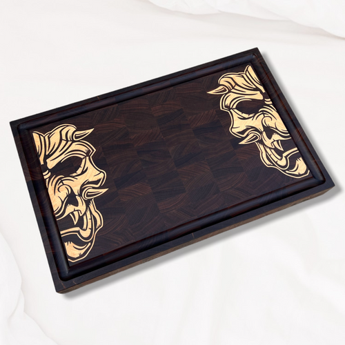 Koi fish cutting board – Custom Cutting Boards by Broinwood