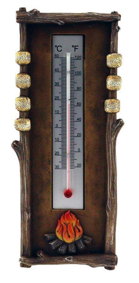 Vintage Ad Large 17” Tin Thermometers