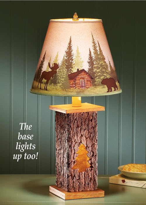 Northwoods Tree Lamp The Cabin Depot