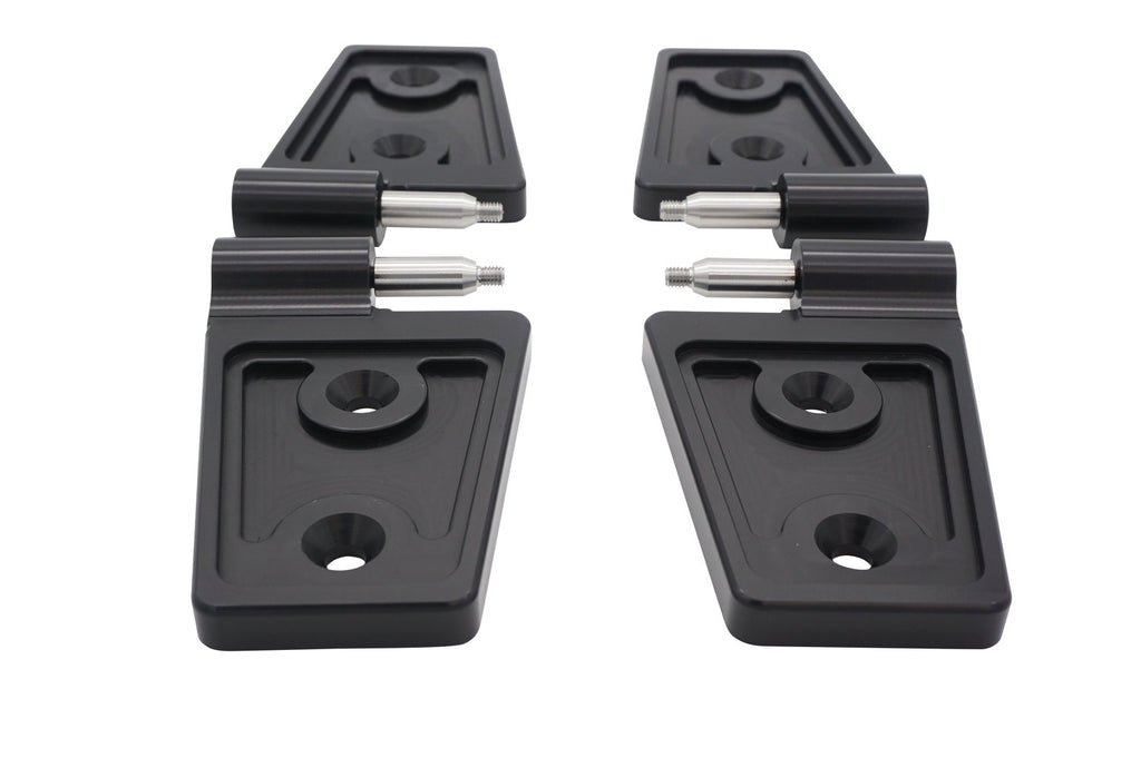 Jeep Wrangler JK - JKU Door Hinges - Aluminum (Royal Hooks) Black – Royal  Hooks