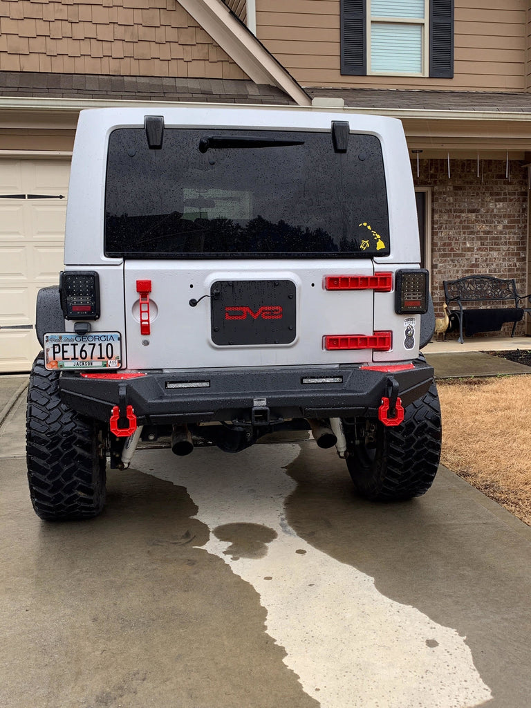 Jeep Wrangler JK - JKU Tailgate Hinges - Aluminum (Royal Hooks) Red – Royal  Hooks