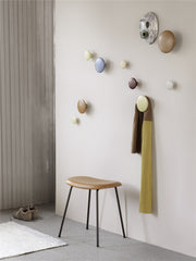 Entry with Muuto dots hooks and small stool