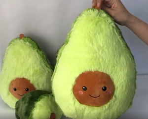 fluffy avocado toy