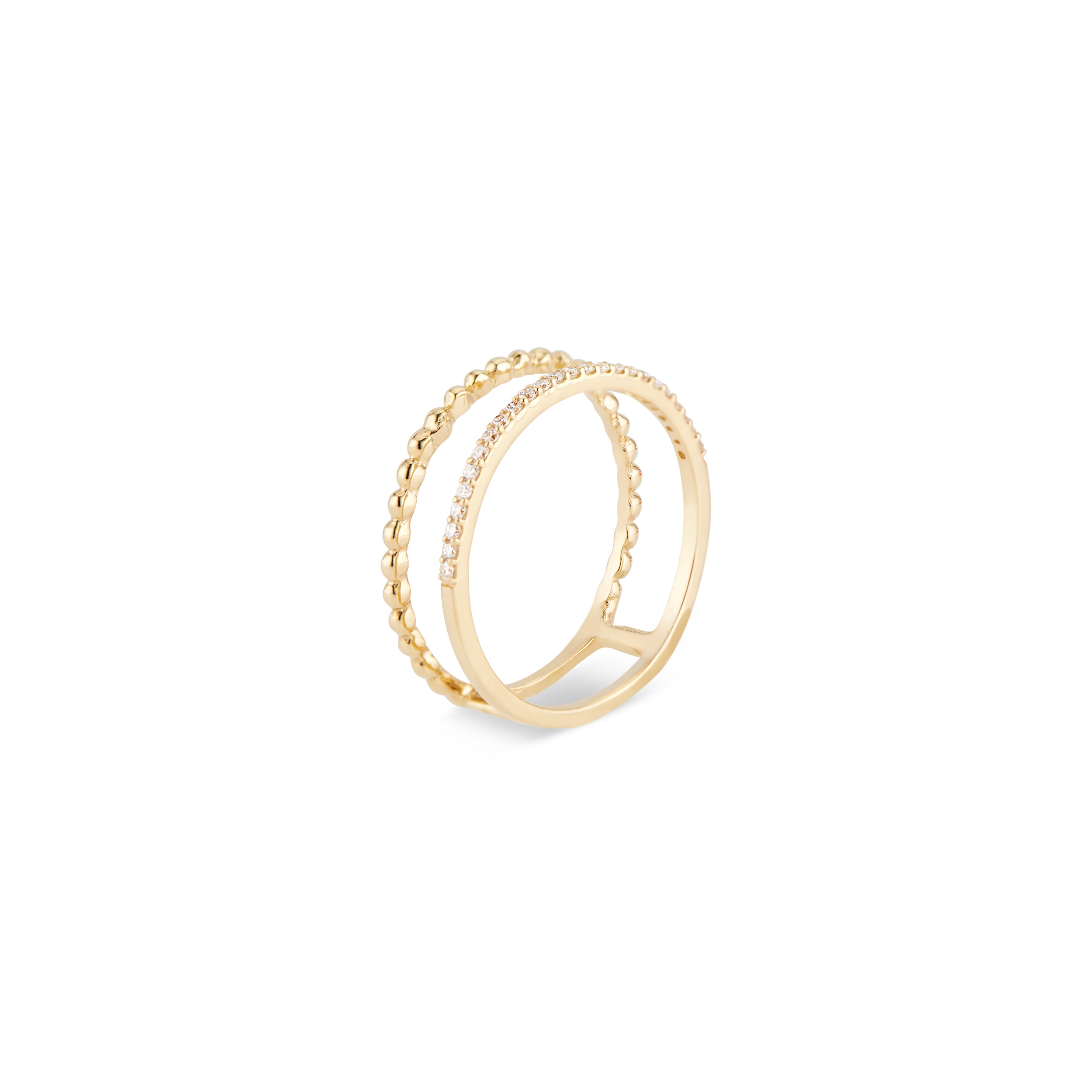 Cora Double Diamond Ring – Suka Jewelry