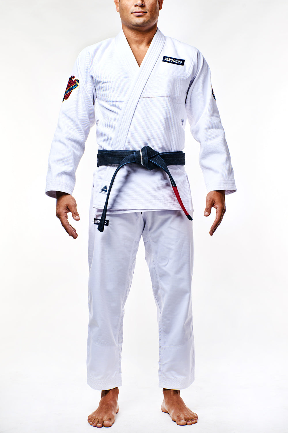 東京イサミ『JJ-450 TORA Jiu-Jitsu-GI』A3サイズ白柔術衣-