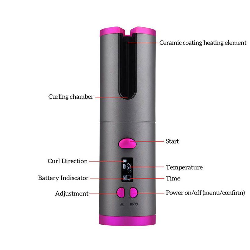 Auto Rotating Curling Iron