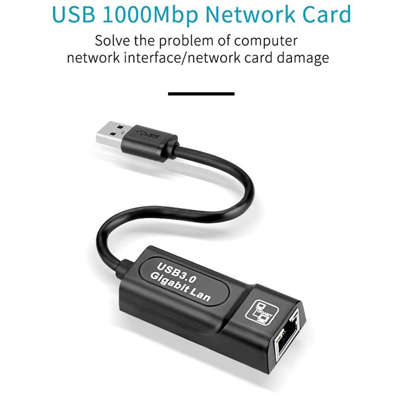 USB 3.0 2.0 / Type C USB Lan Ethernet Adapter Network Card - Fashion, Beauty, Home & Garden & More @Nesavastore