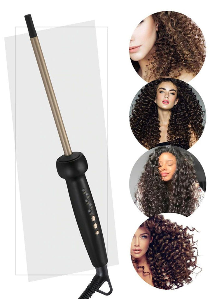 Slim Flat Irons Brush, Tight Wand Curls
