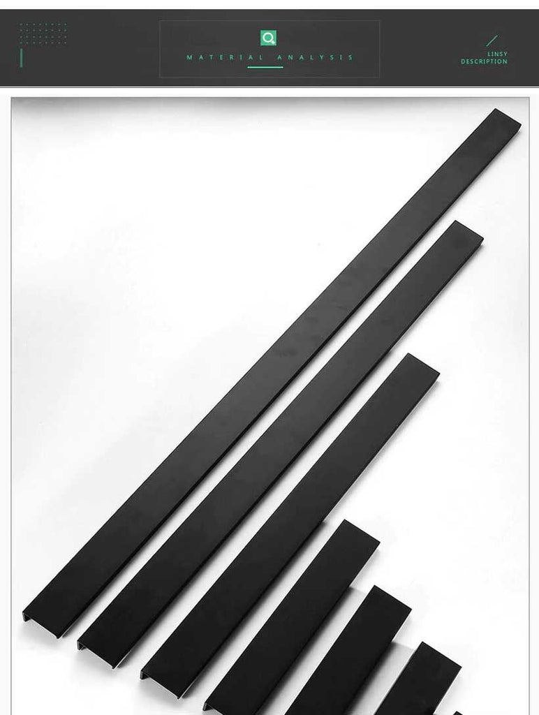 Hidden Cabinet Handles Zinc Alloy Kitchen Cupboard Pulls - Fashion, Beauty, Home & Garden & More @Nesavastore