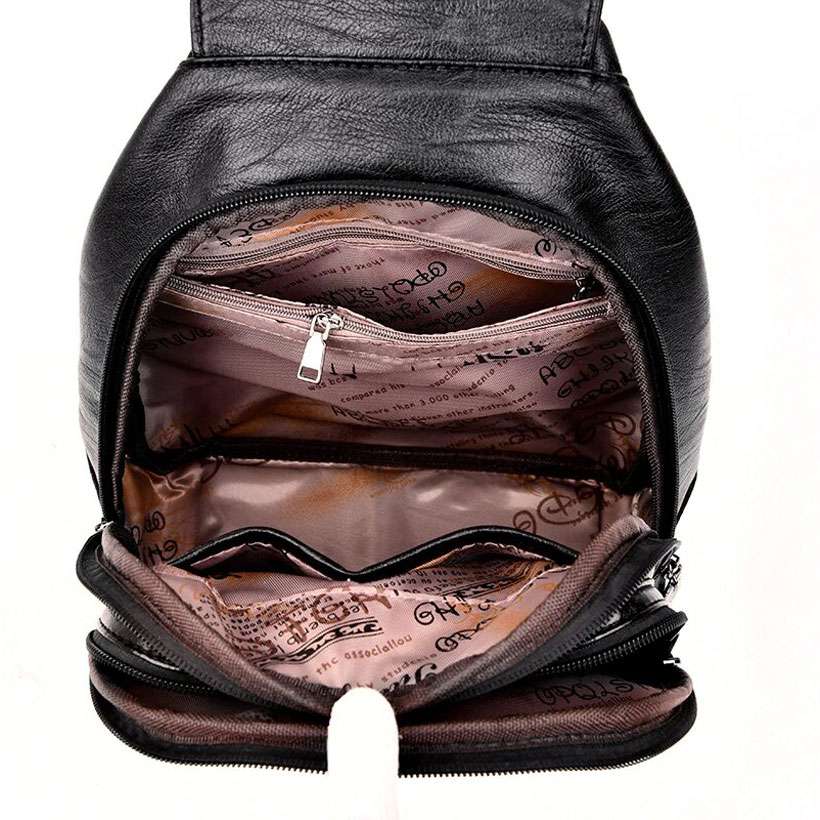 Women Vintage School Leather Backpack - Shop Electronics, Fashion, Beauty, Home & Garden & More @Nesavastore