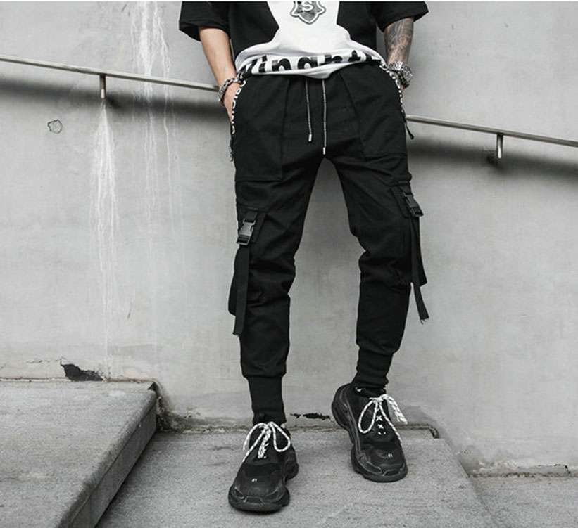 Men's Spring Hip Hop Multi-pocket Joggers- Shop Electronics, Fashion, Beauty, Home & Garden & More @Nesavastore