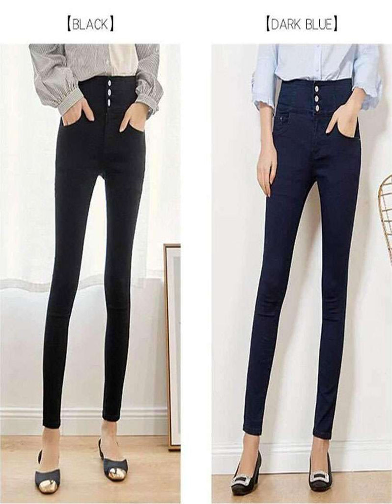 Women's High Waist Slim Fit Jeans - Shop Electronics, Fashion, Beauty, Home & Garden & More @Nesavastore
