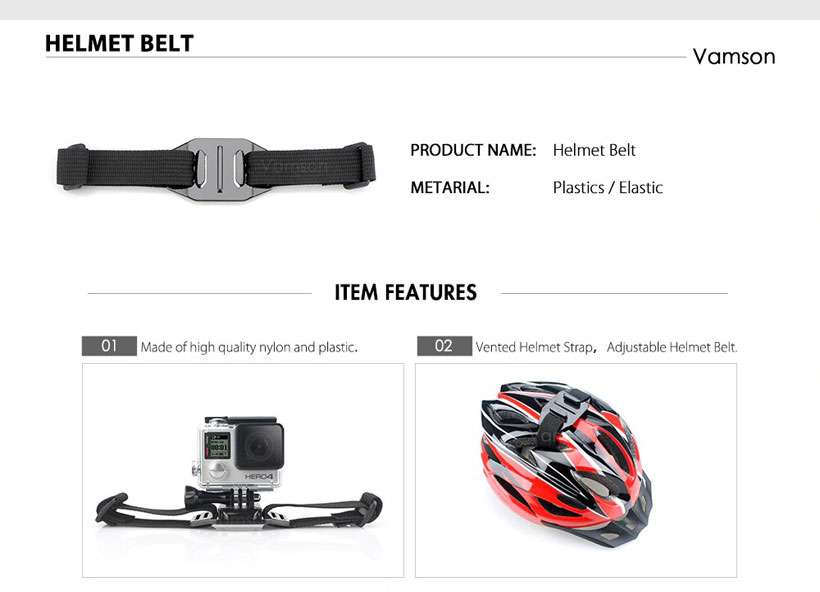 Vamson Waterproof Accessories Set For GoPro - Shop Electronics, Fashion, Beauty, Home & Garden & More @Nesavastore